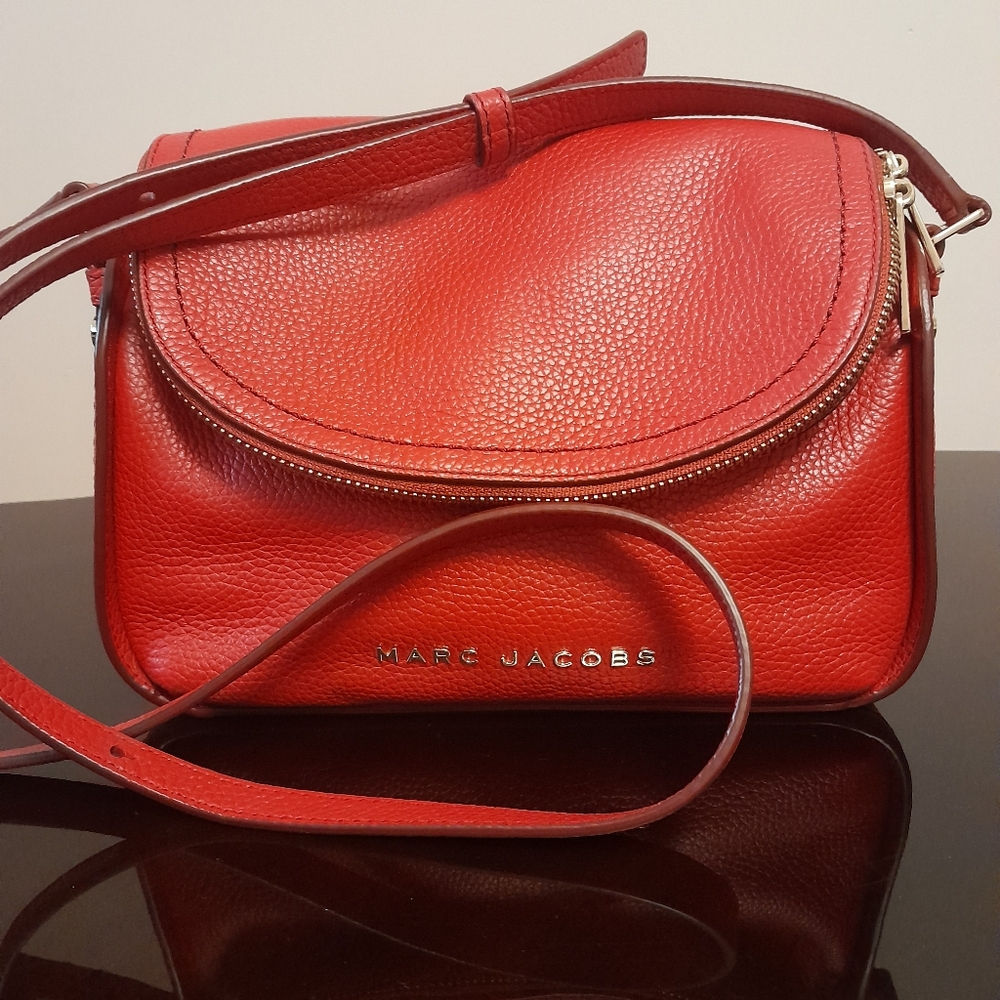 Marc Jacobs Vibrant Red Crossbody Bag
